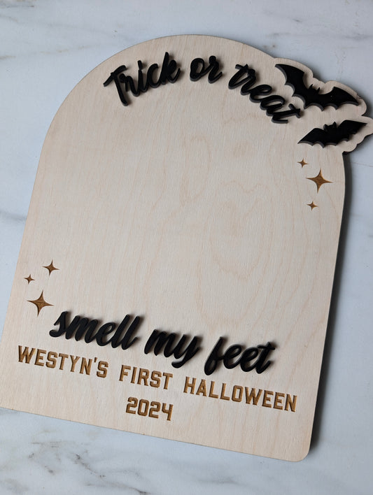 My first Halloween sign