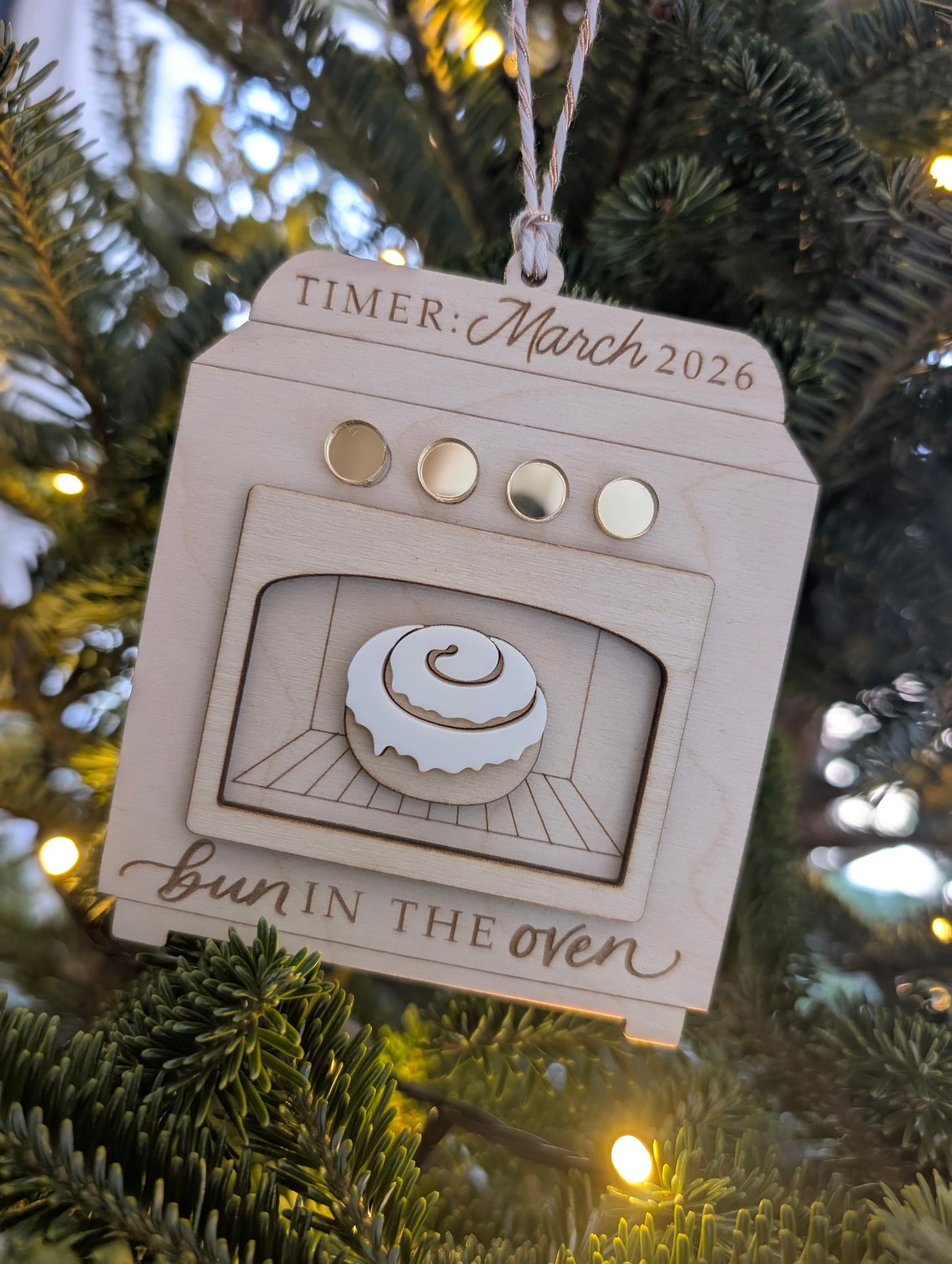 Bun in the oven ornament