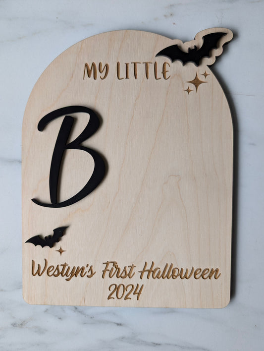 My first Halloween sign