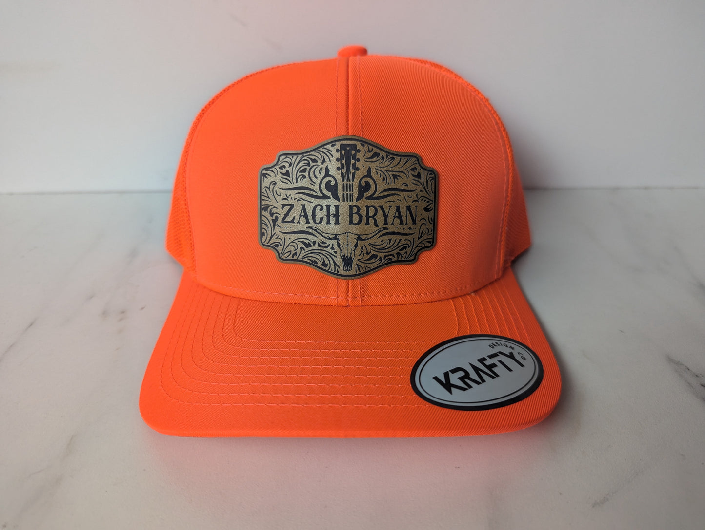 Blaze Orange Hunting hat - custom design