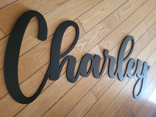 Large Nursery name sign, name wall sign
