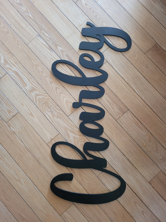Large Nursery name sign, name wall sign