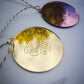Mirrored acrylic ornament