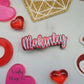 Custom acrylic hair clips