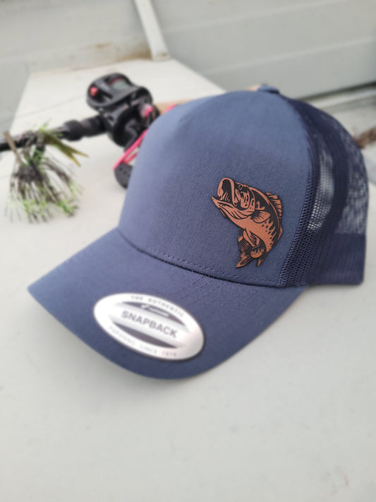 Fish side patch hat