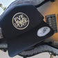 Custom brushed metallic patch hats