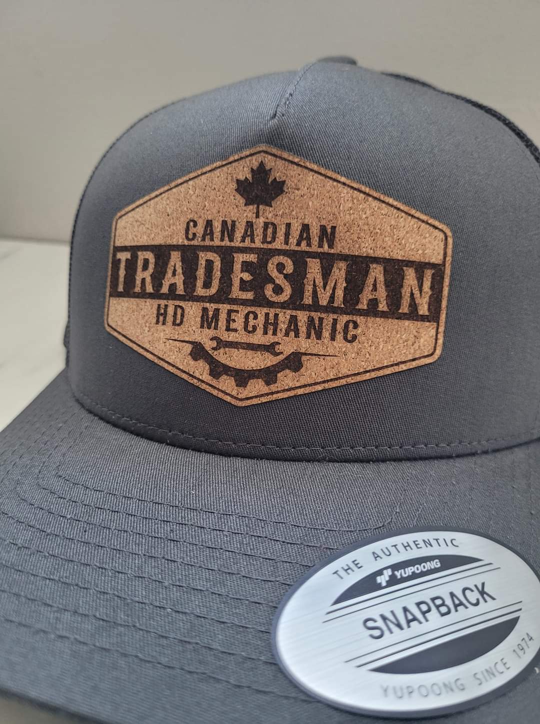 Heavy Duty Mechanic Canadian Tradesman Hat – Skilled Trades Trucker Cap