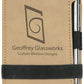 3 1/4" x 4 3/4" Laserable Leatherette Mini Notepad with Pen - Engraving Included