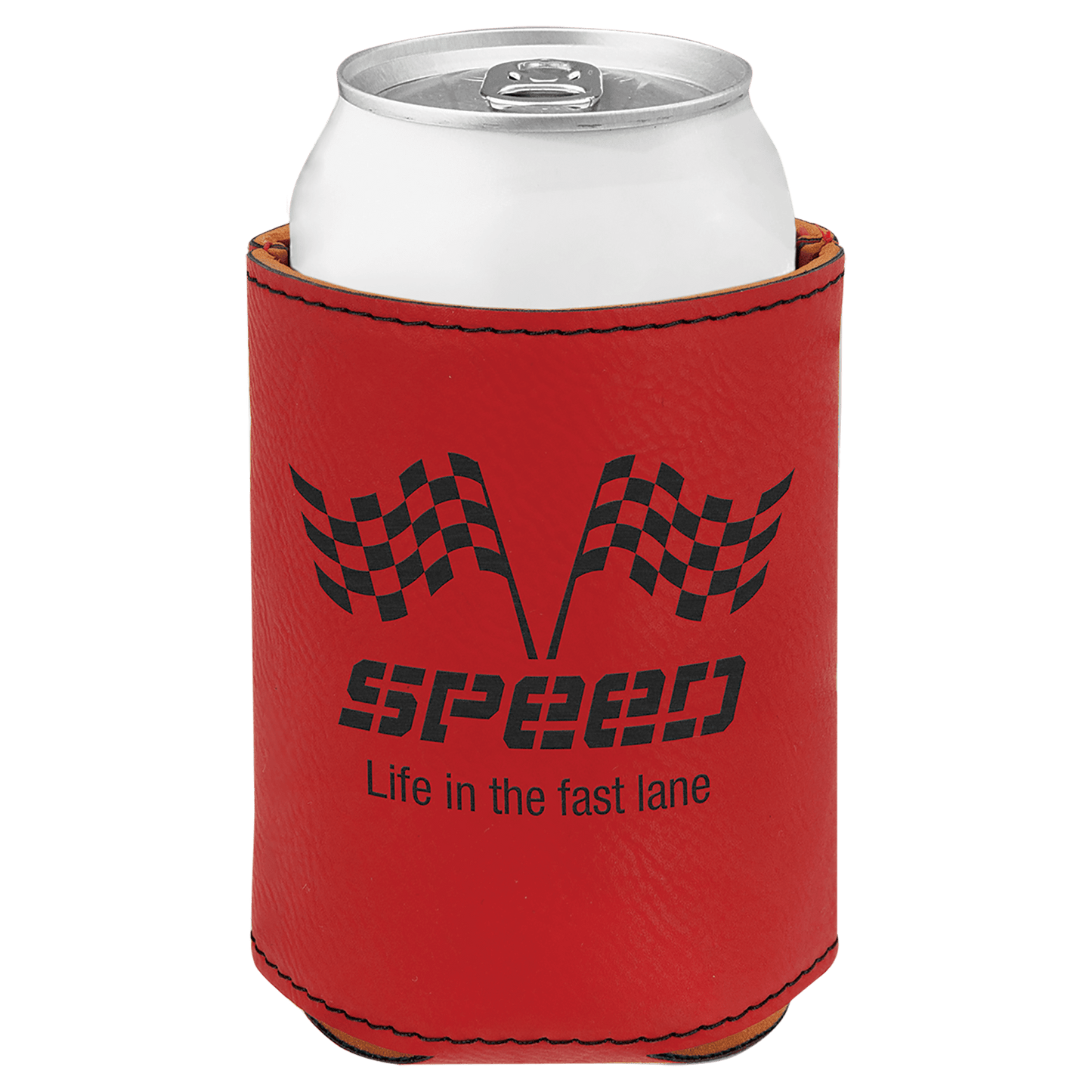Leatherette Can Koozie - Engraving Included