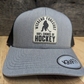 Hockey hat, Weekend Forecast 100% chance of Hockey, patch trucker hat
