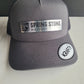 Custom brushed metallic patch hats