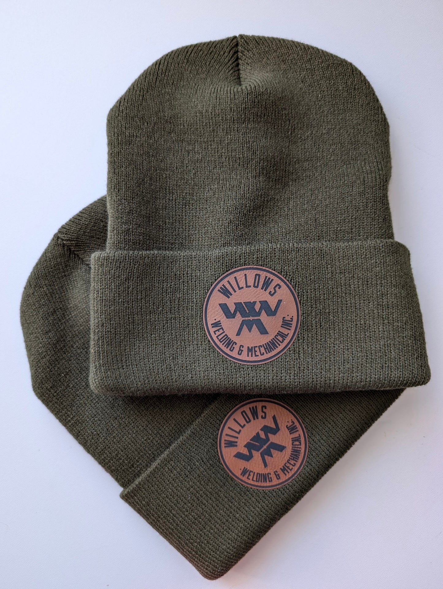 Custom Leatherette Patch Toques / Beanies, YP Classics Cuffed Beanie