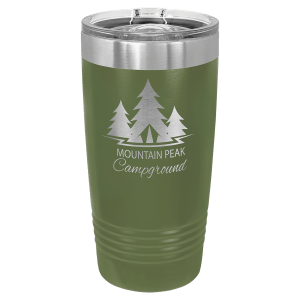 Custom Engraved 20oz Polar Camel Tumbler – Stainless Steel Travel Mug with Slider Lid