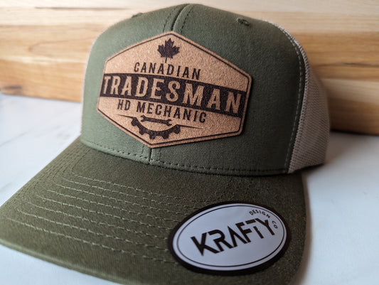 Canadian Tradesman Patch Trucker Hat - HD Mechanic