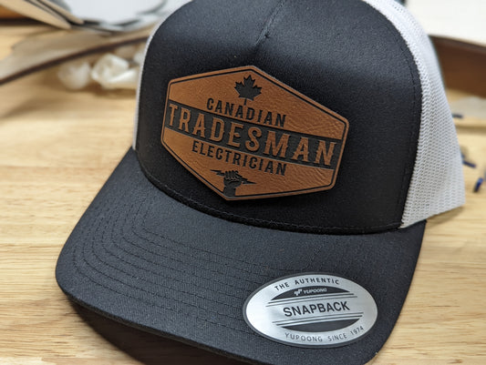 Canadian Tradesman Patch Trucker Hat - ELECTRICIAN