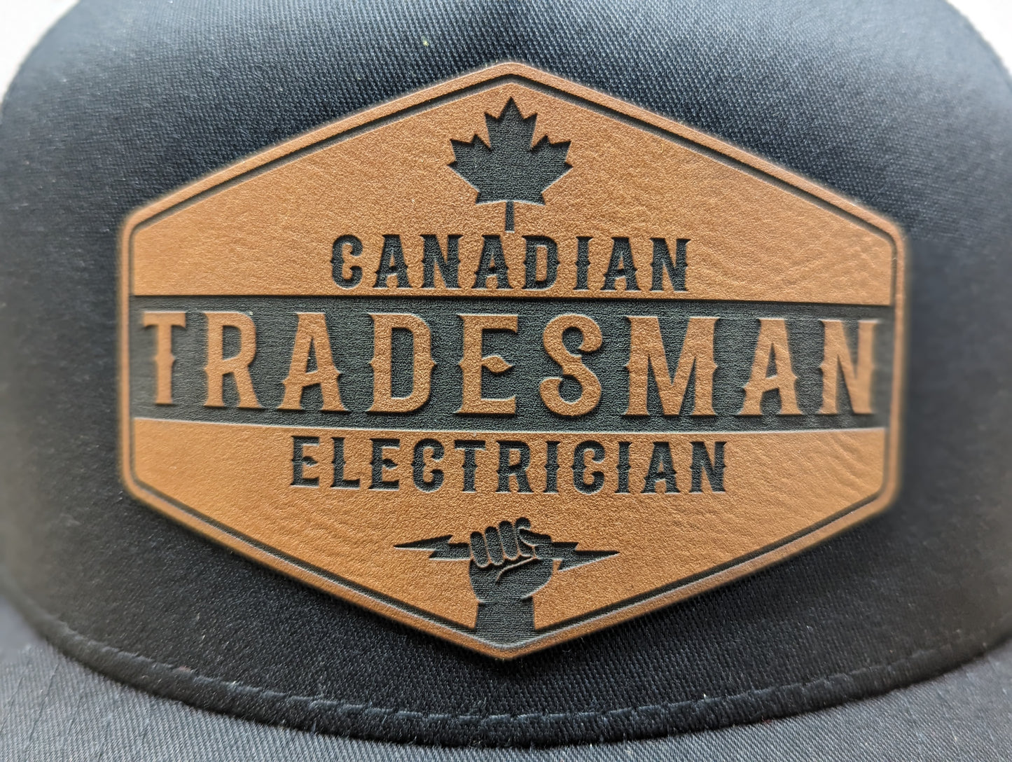 Canadian Tradesman Patch Trucker Hat - ELECTRICIAN