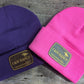 Custom Leatherette Patch Toques / Beanies, Sportsman SP12