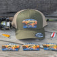 Ontario Fishing Hats – Textured UV Patch Trucker Hats | Pike, Walleye, Bass