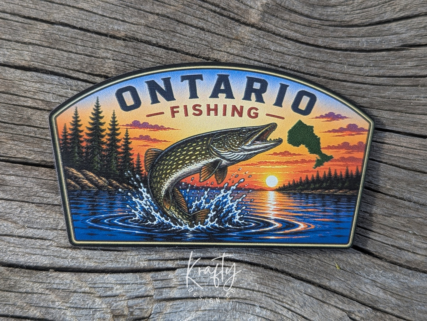 Ontario Fishing Hats – Textured UV Patch Trucker Hats | Pike, Walleye, Bass