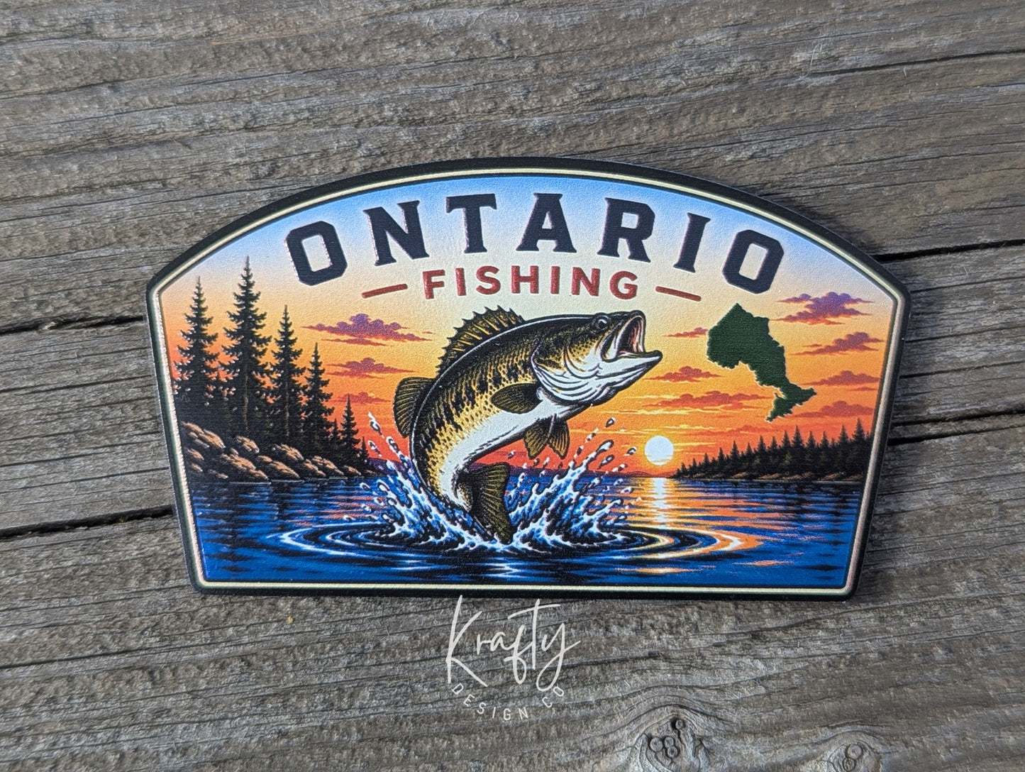 Ontario Fishing Hats – Textured UV Patch Trucker Hats | Pike, Walleye, Bass