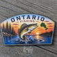Ontario Fishing Hats – Textured UV Patch Trucker Hats | Pike, Walleye, Bass
