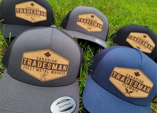 Canadian Tradesman Patch Trucker Hat - Heavy Equipment Operator