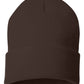Custom Leatherette Patch Toques / Beanies, Sportsman SP12