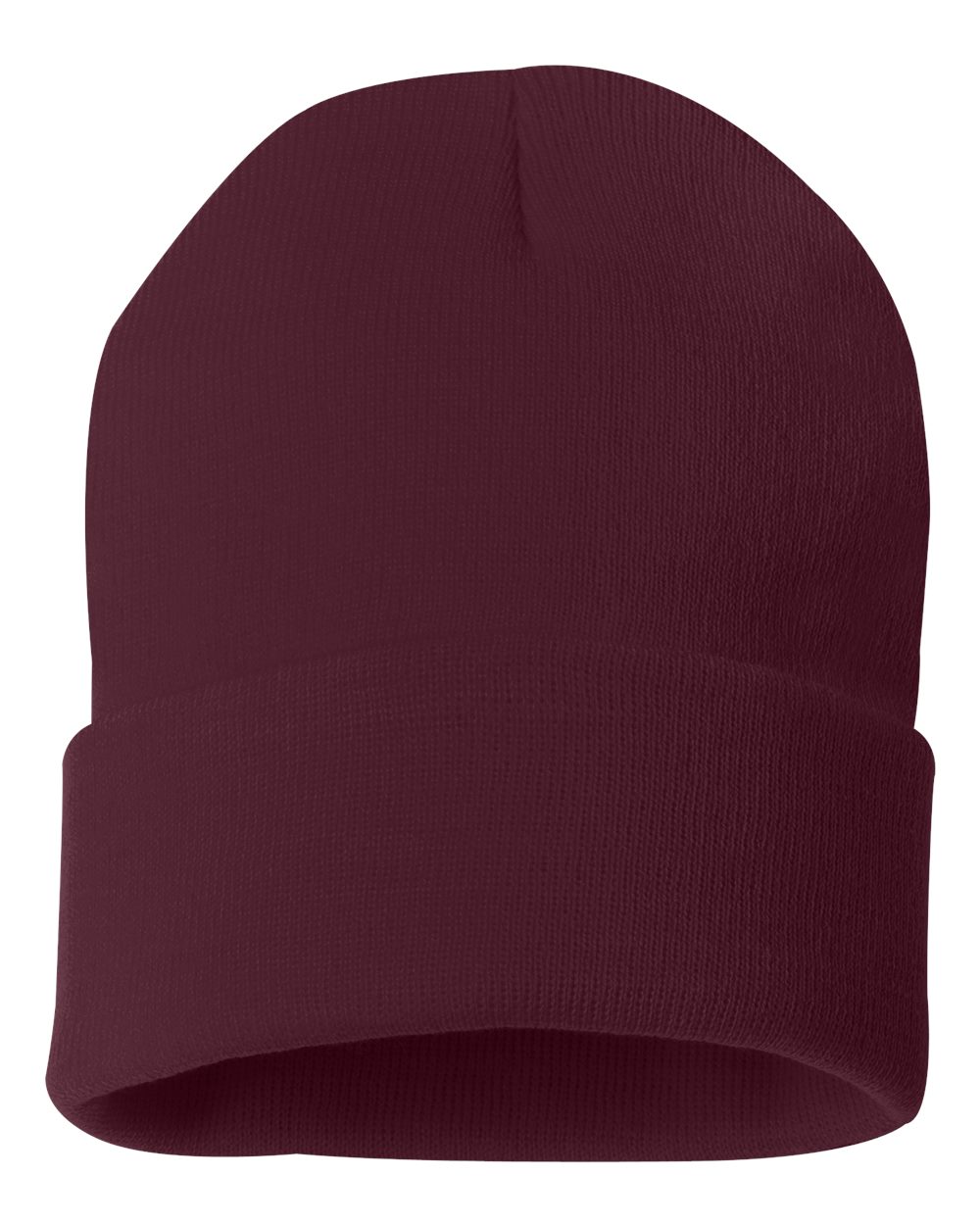 Custom Leatherette Patch Toques / Beanies, Sportsman SP12