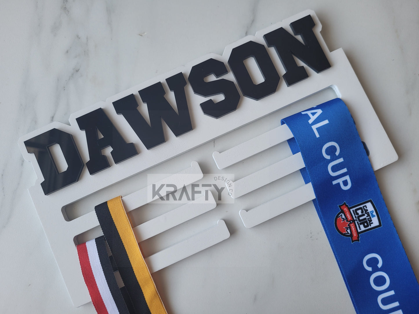kids hockey medal hanger wall display