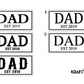 DAD Est. Patch trucker hat, Father's Day, Dad hat