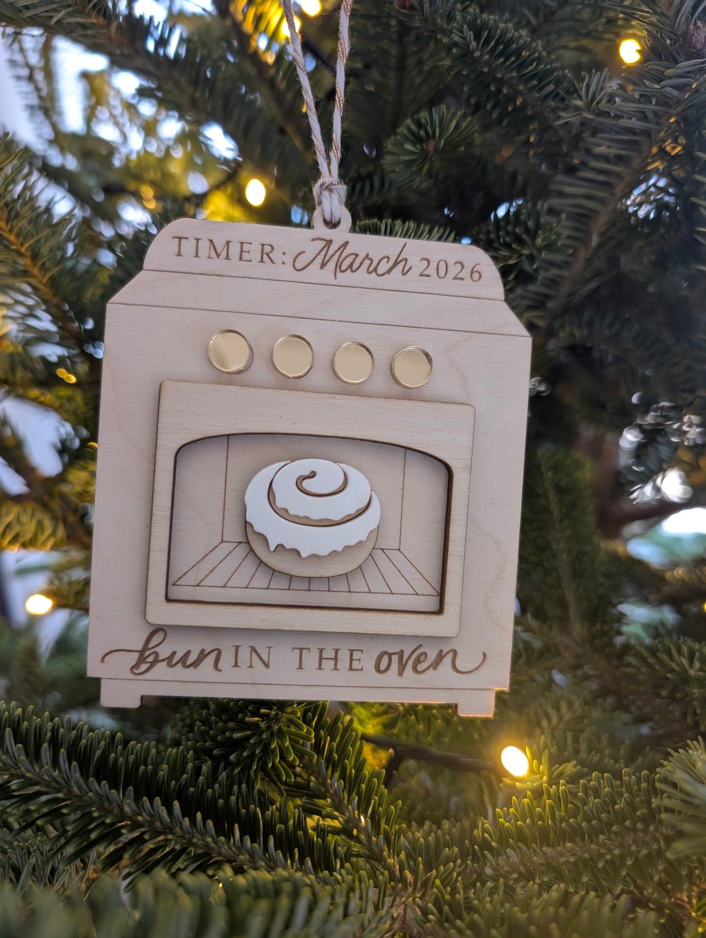 Bun in the oven ornament