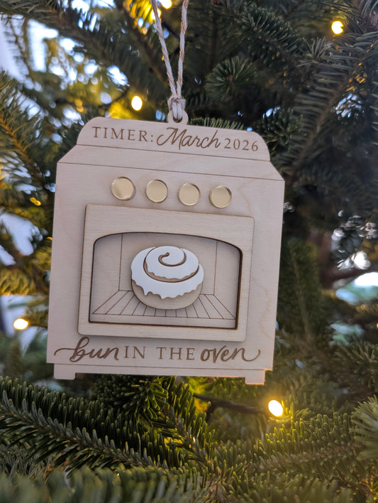 Bun in the oven ornament