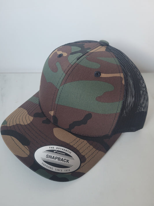 Custom logo camo hat