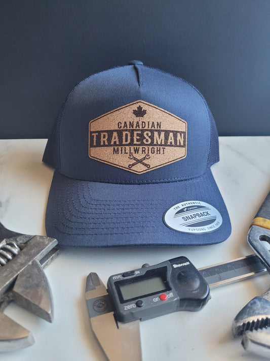 Canadian Tradesman Patch Trucker Hat - MILLWRIGHT