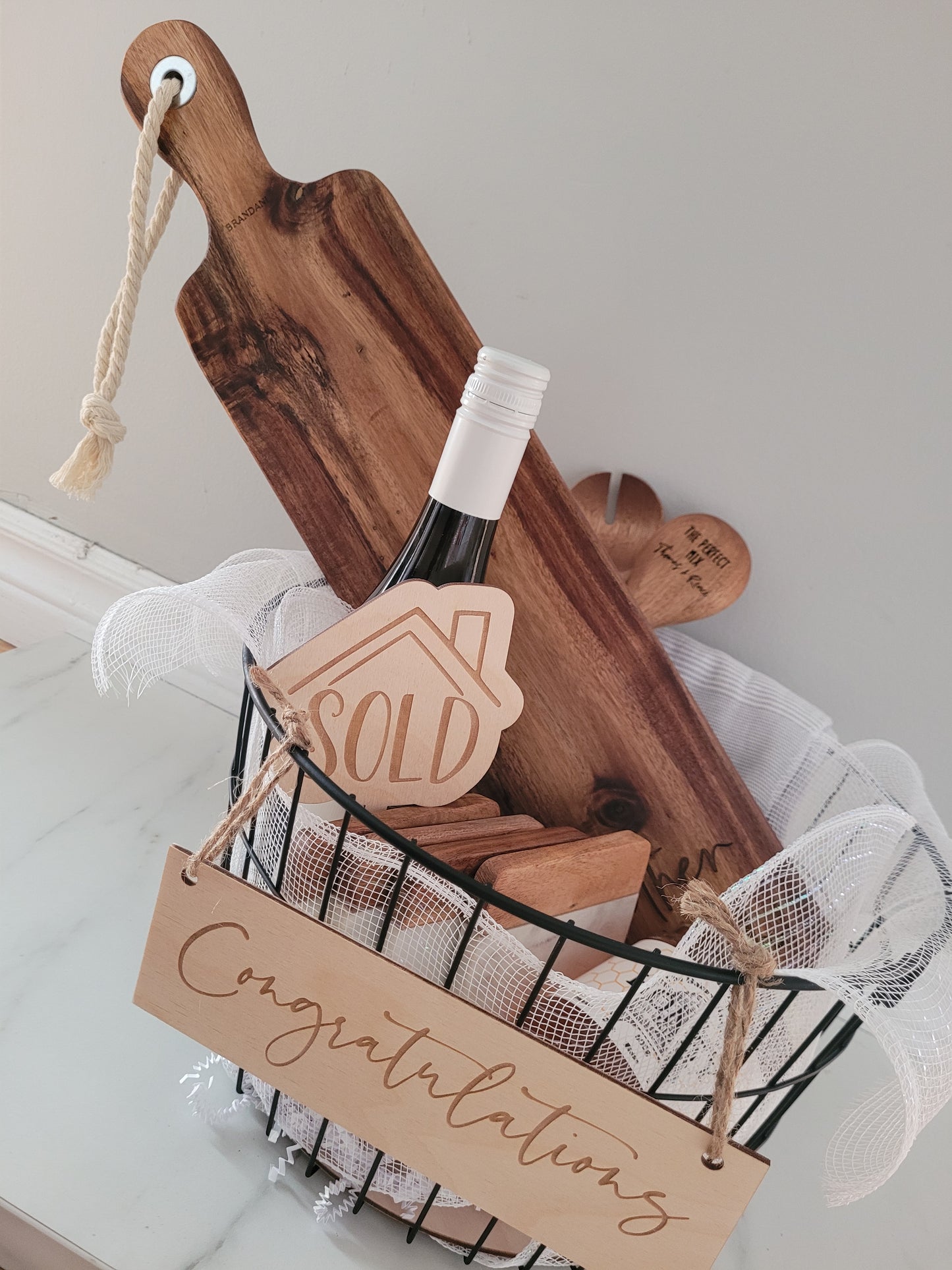 Custom gift basket