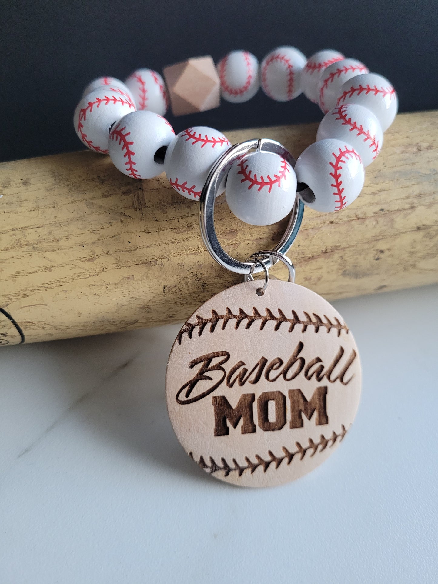 Baseball wristlet