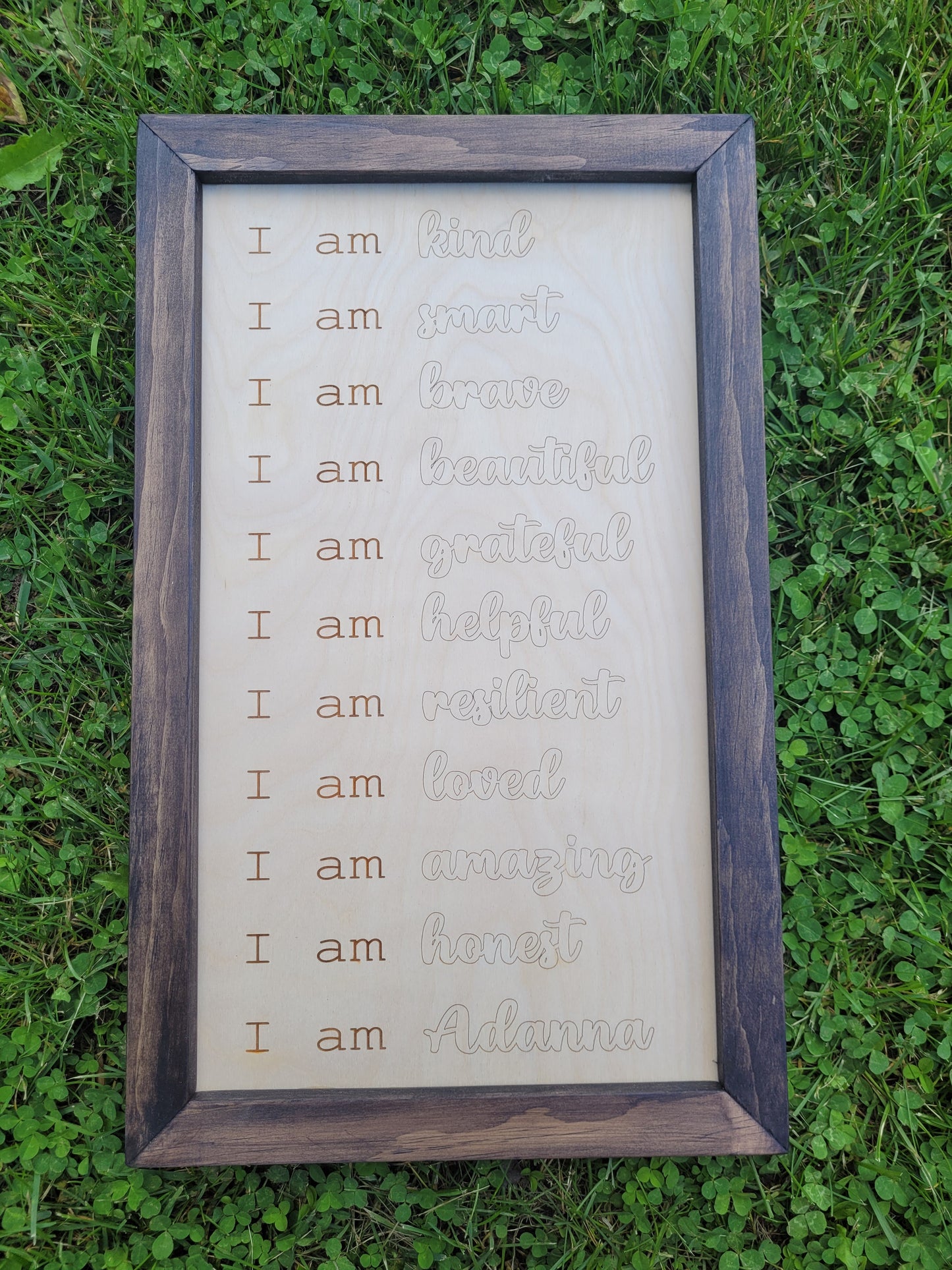 Paint your own affirmation sign