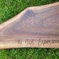 Custom walnut charcuterie board