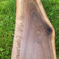 Custom walnut charcuterie board