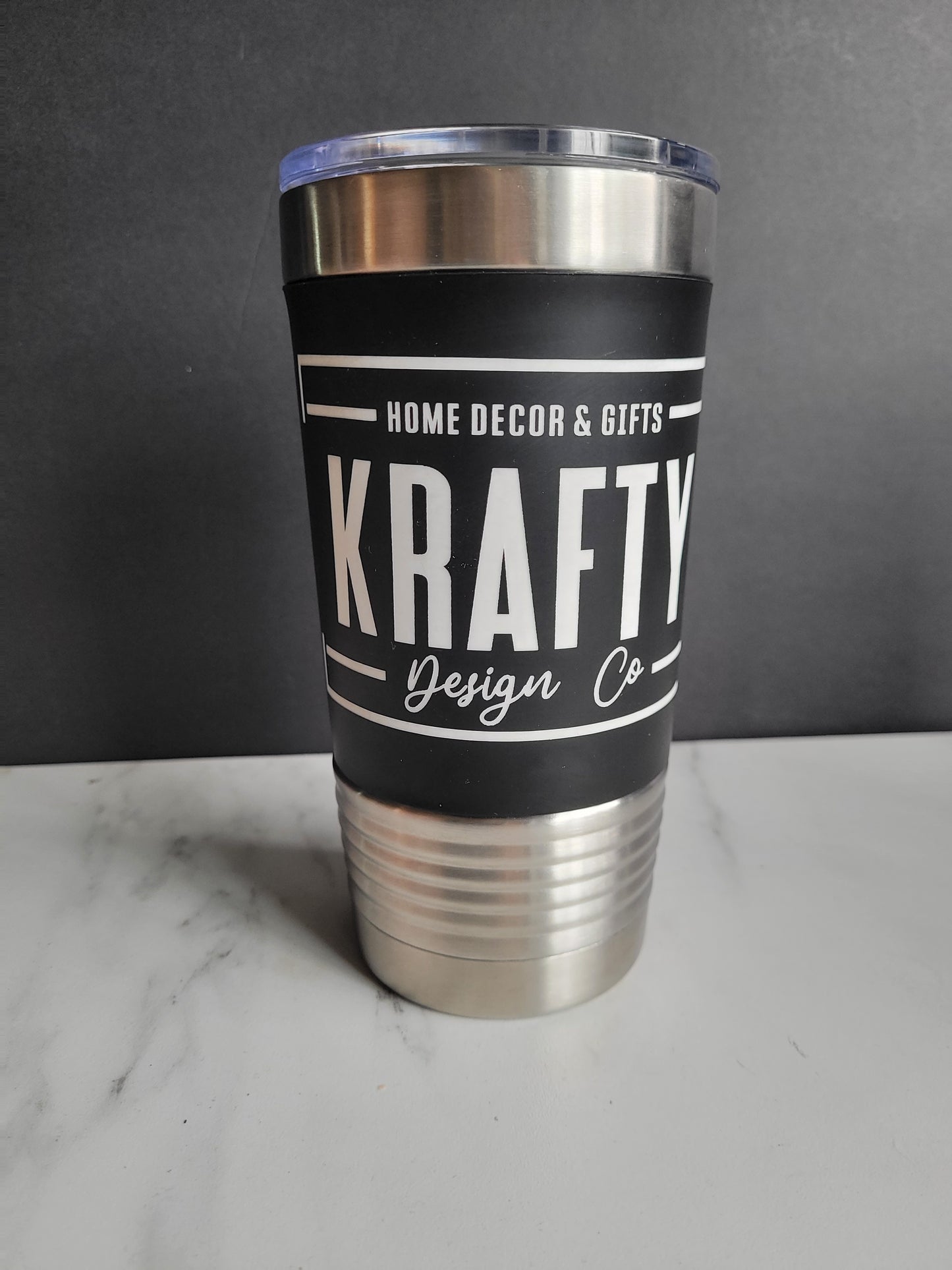 Custom engraved tumbler