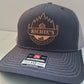Cut to shape cork patch hat