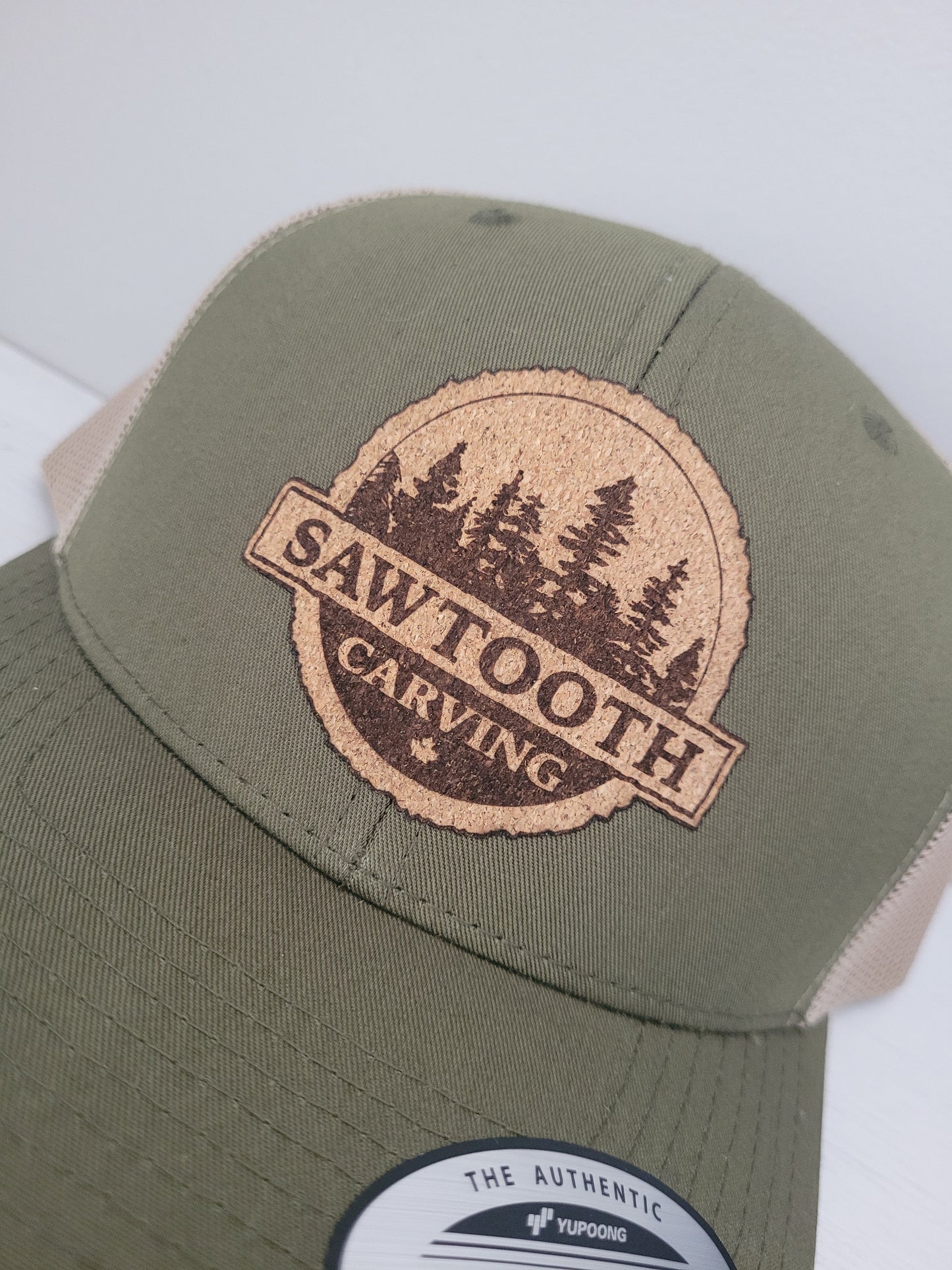 Cork cut to shape patch hat