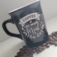 Custom engraved coffee mug